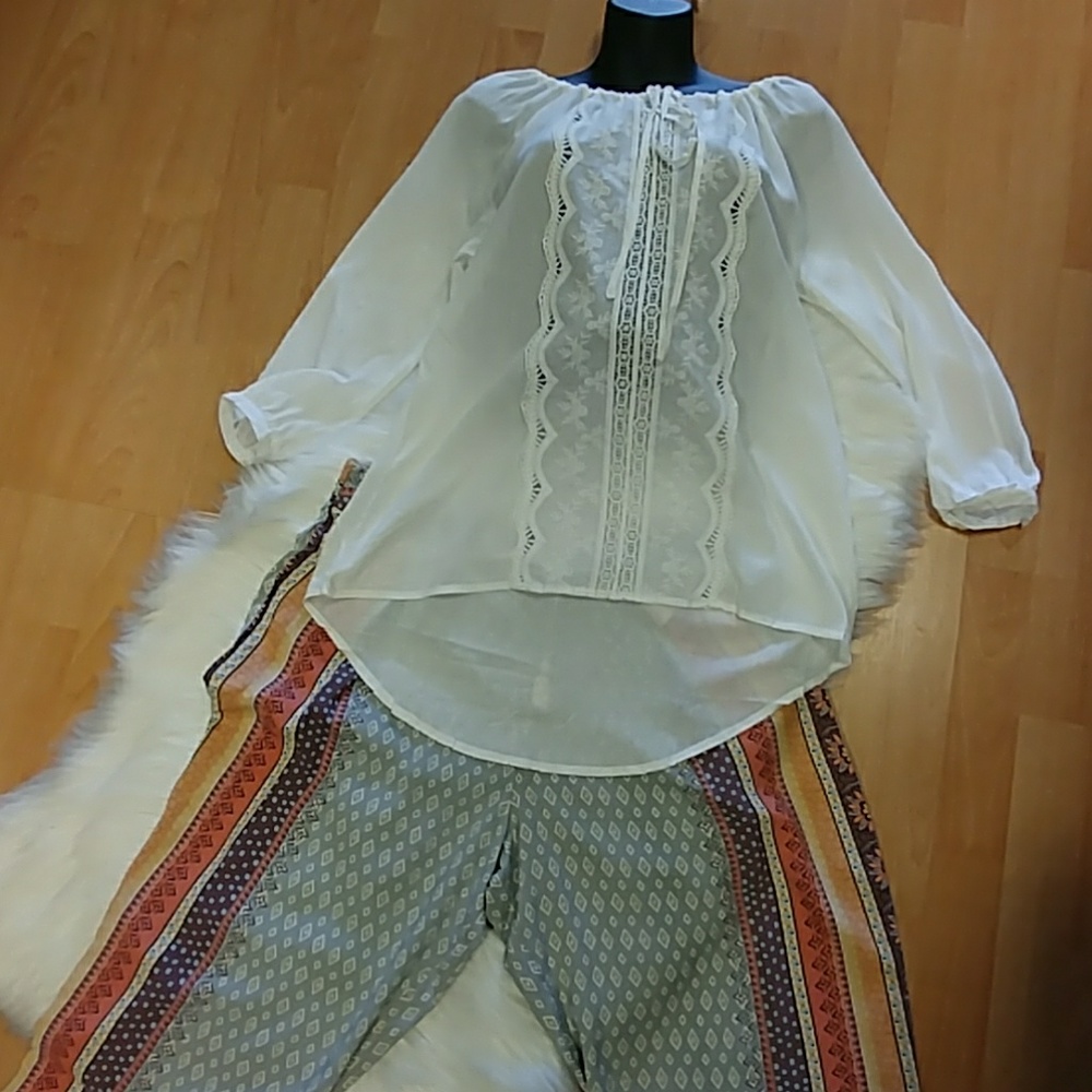 Sacred Threads Boho Lace Top